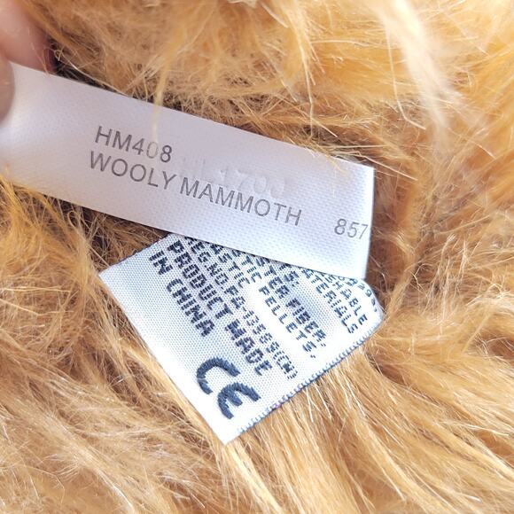 Ganz Webkinz Mammoth Plush 12" Brown Woolly Stuffed Animal Toy GANZ WEBKINZ - Picture 7 of 14